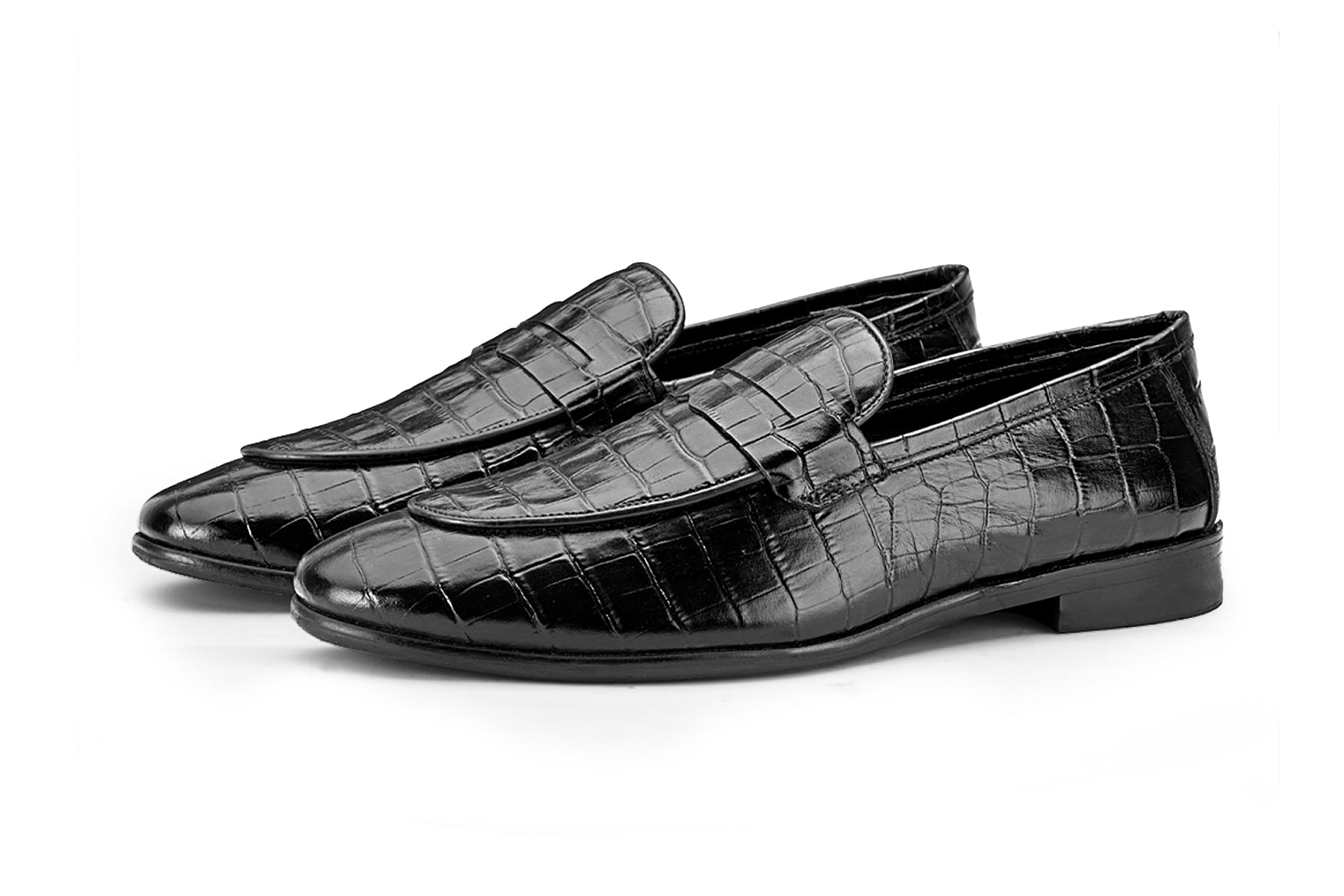 Men Croco Leather