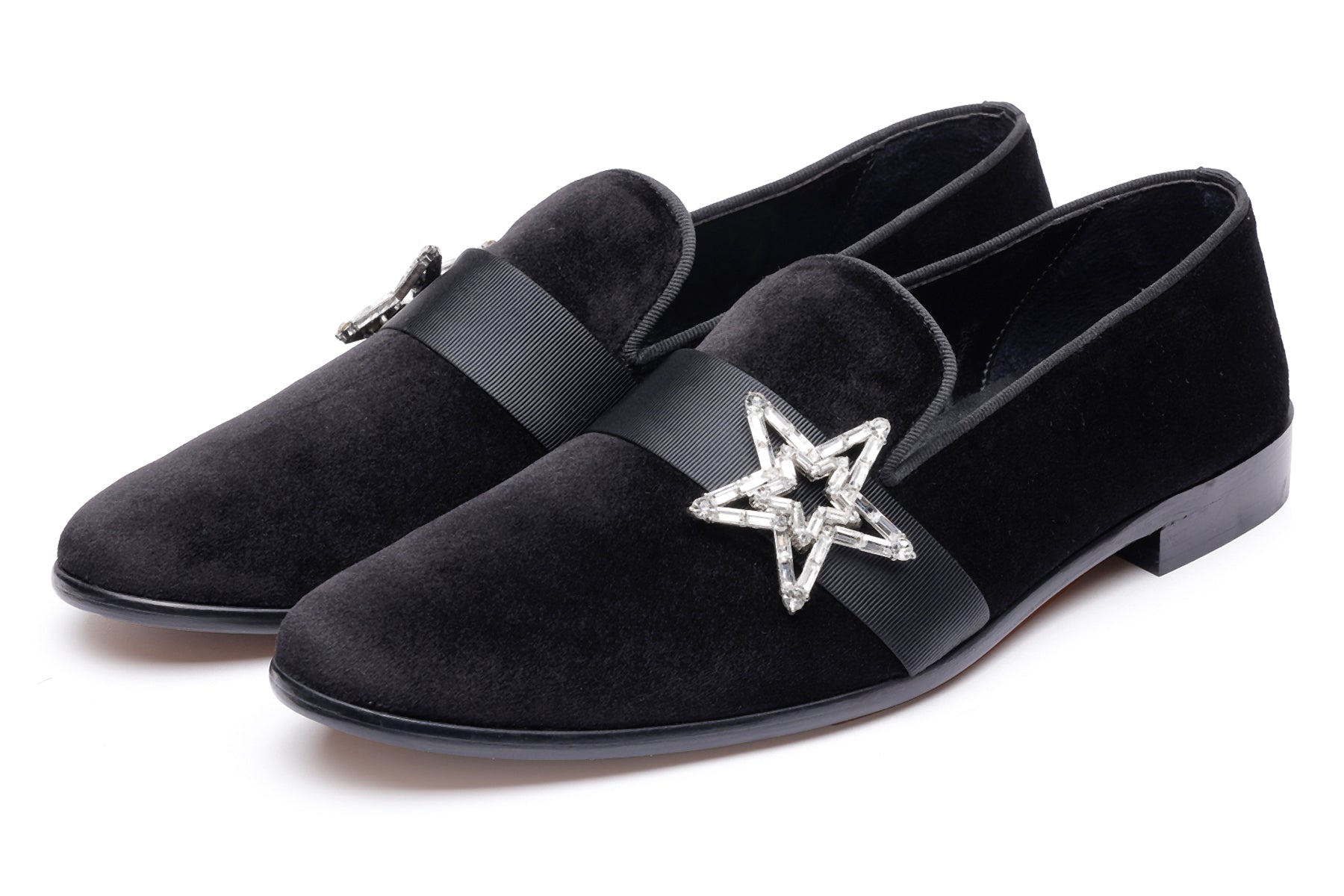 Shoe Clearance Midnight Velvet Shoes Safiya Coal