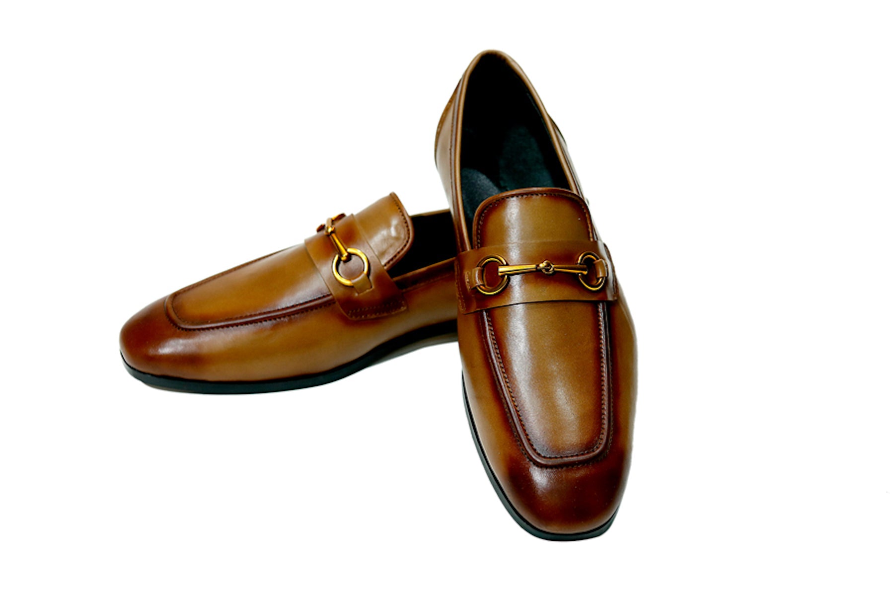 Amber Horsebit Burnished