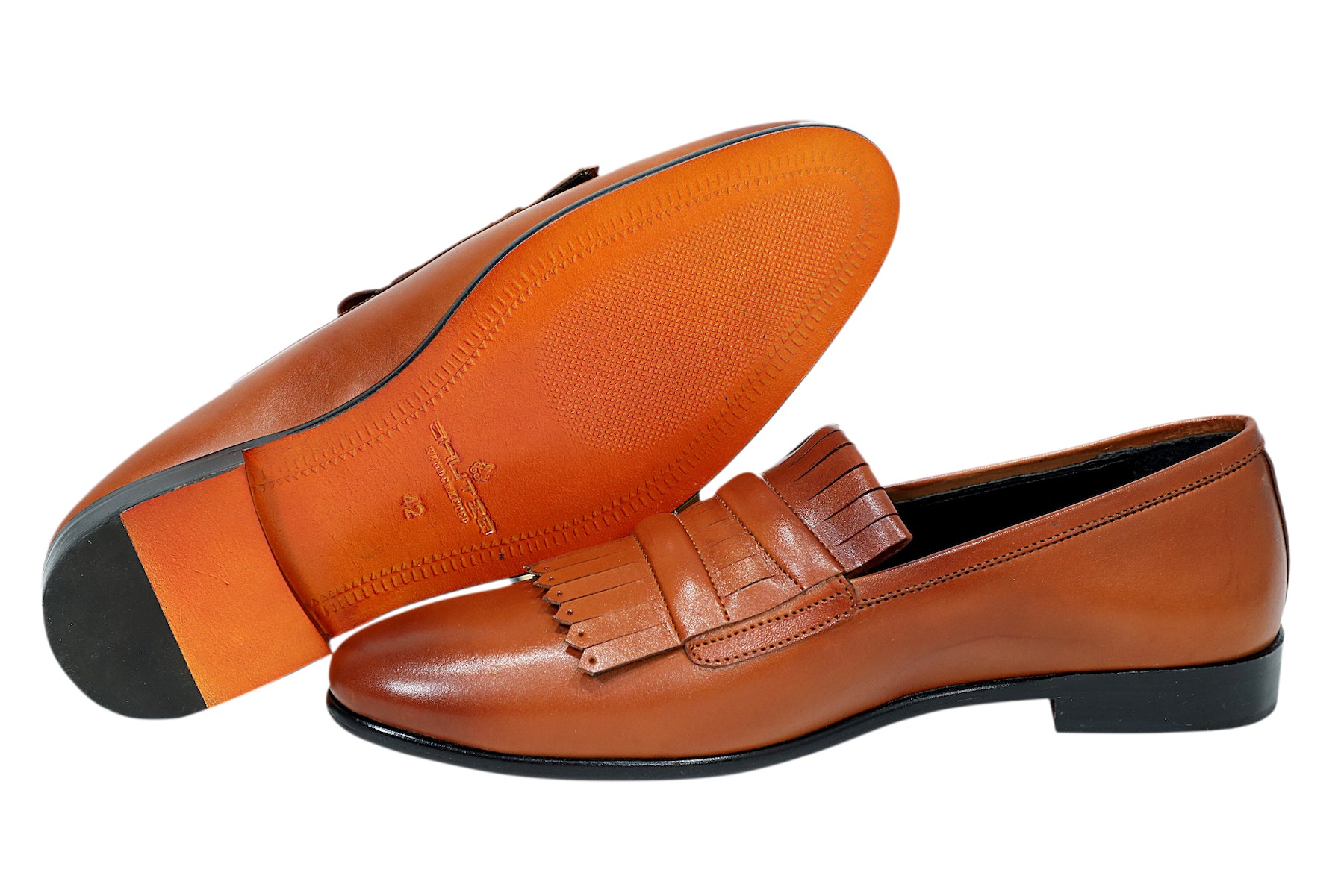 Double Monk Fringes Tan