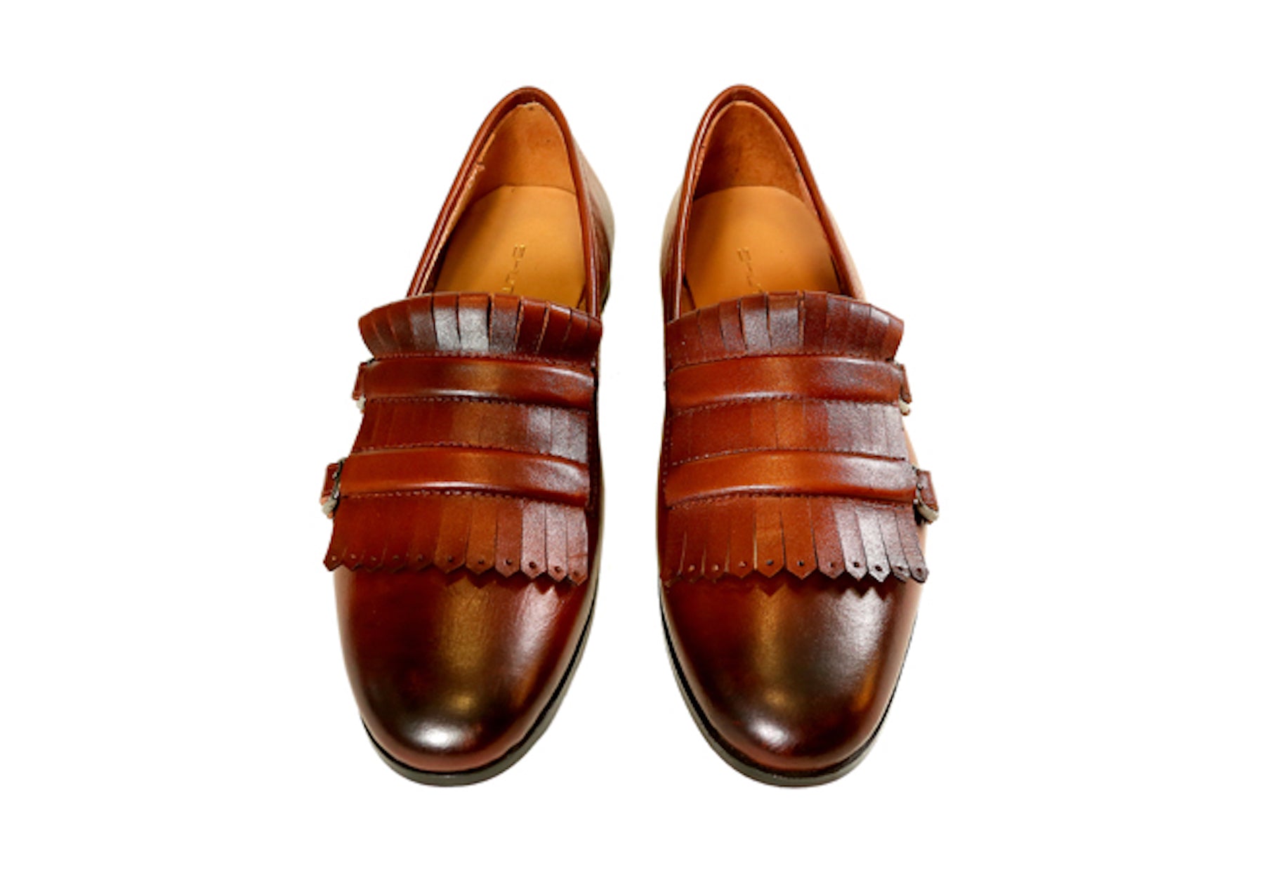 Double Monk Fringes Tan