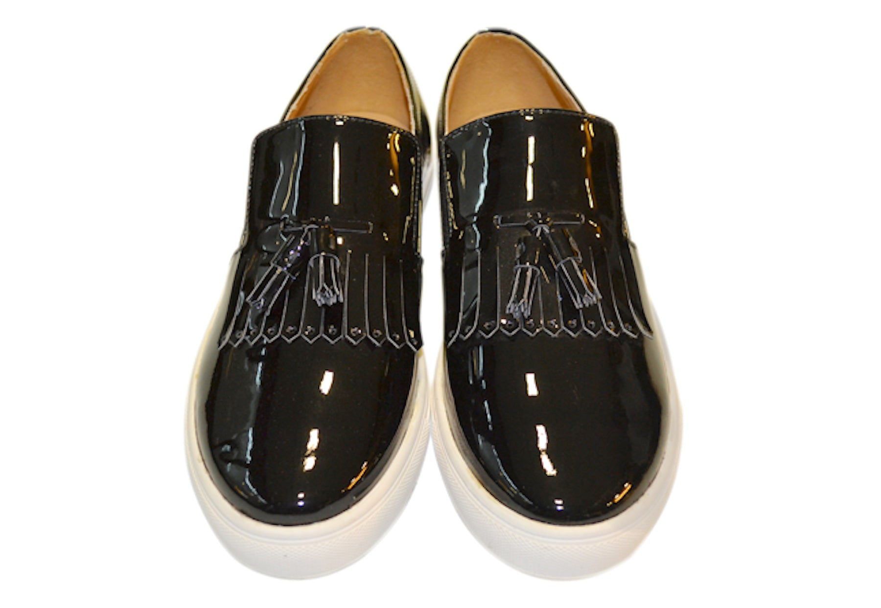 Kiltie Patent Sneakers