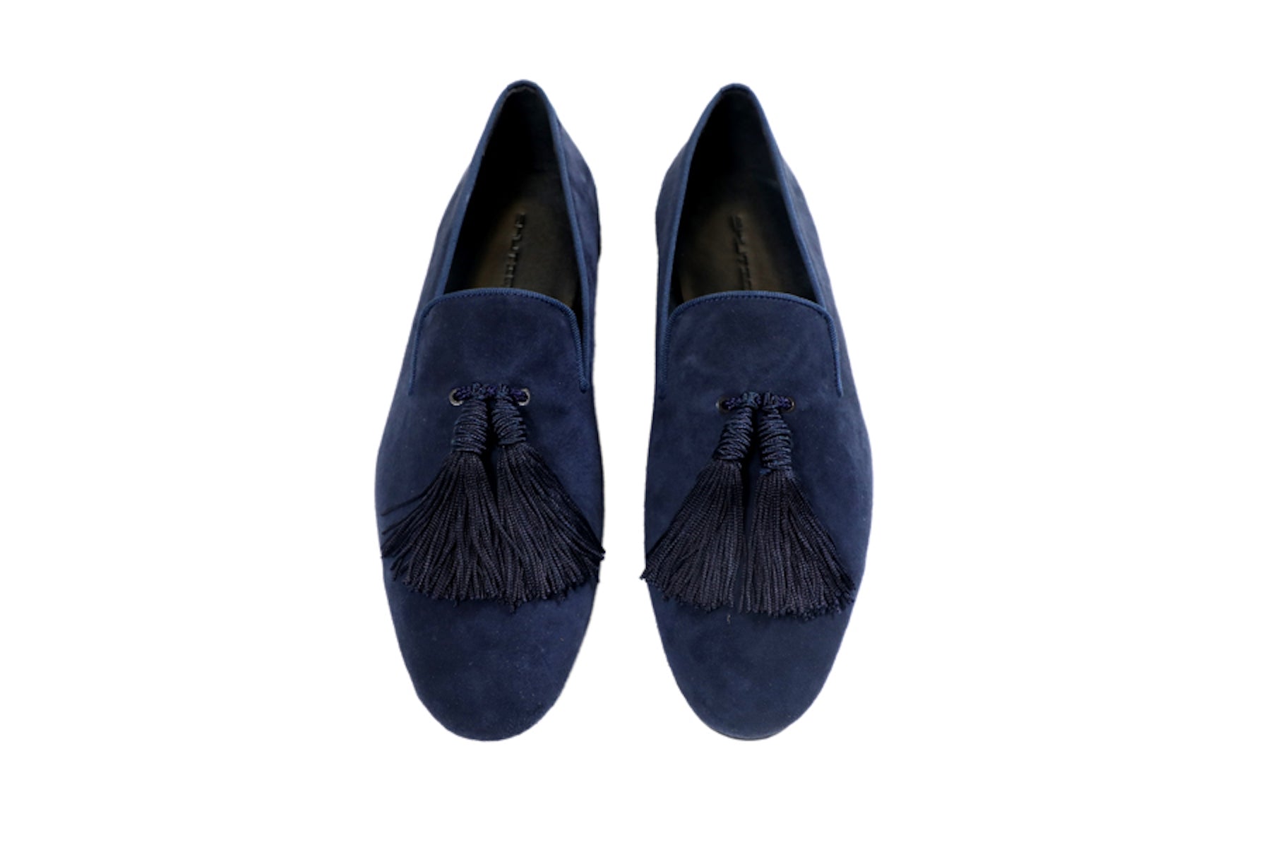 Navy Suede Bullion