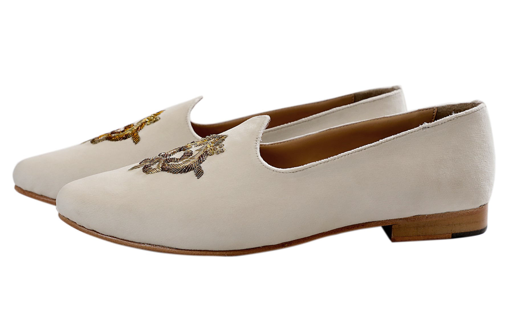 Sadira Ivory Antique Mojri