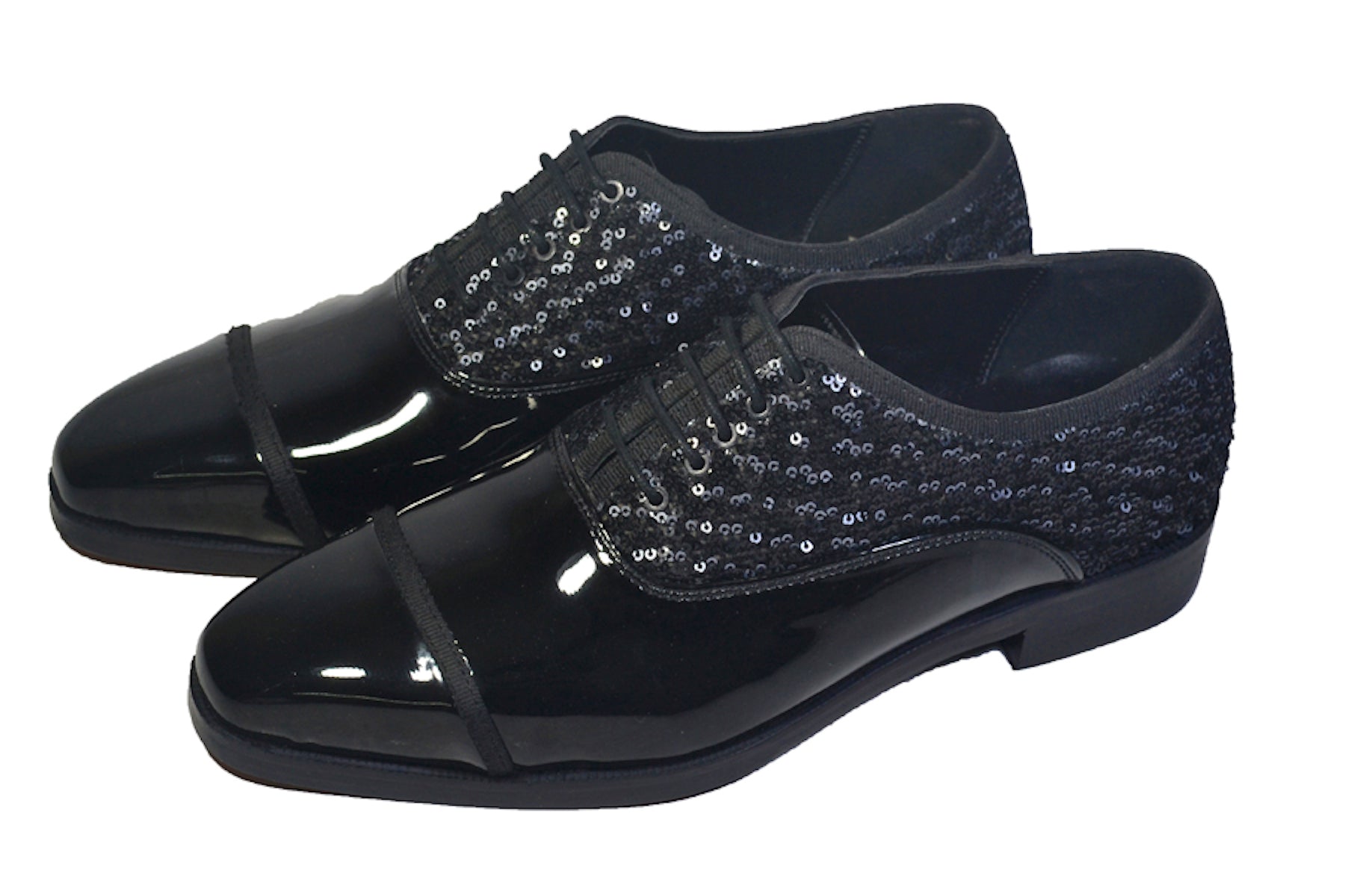 Shimmer Patent Laceups Men Shoes Shutiq