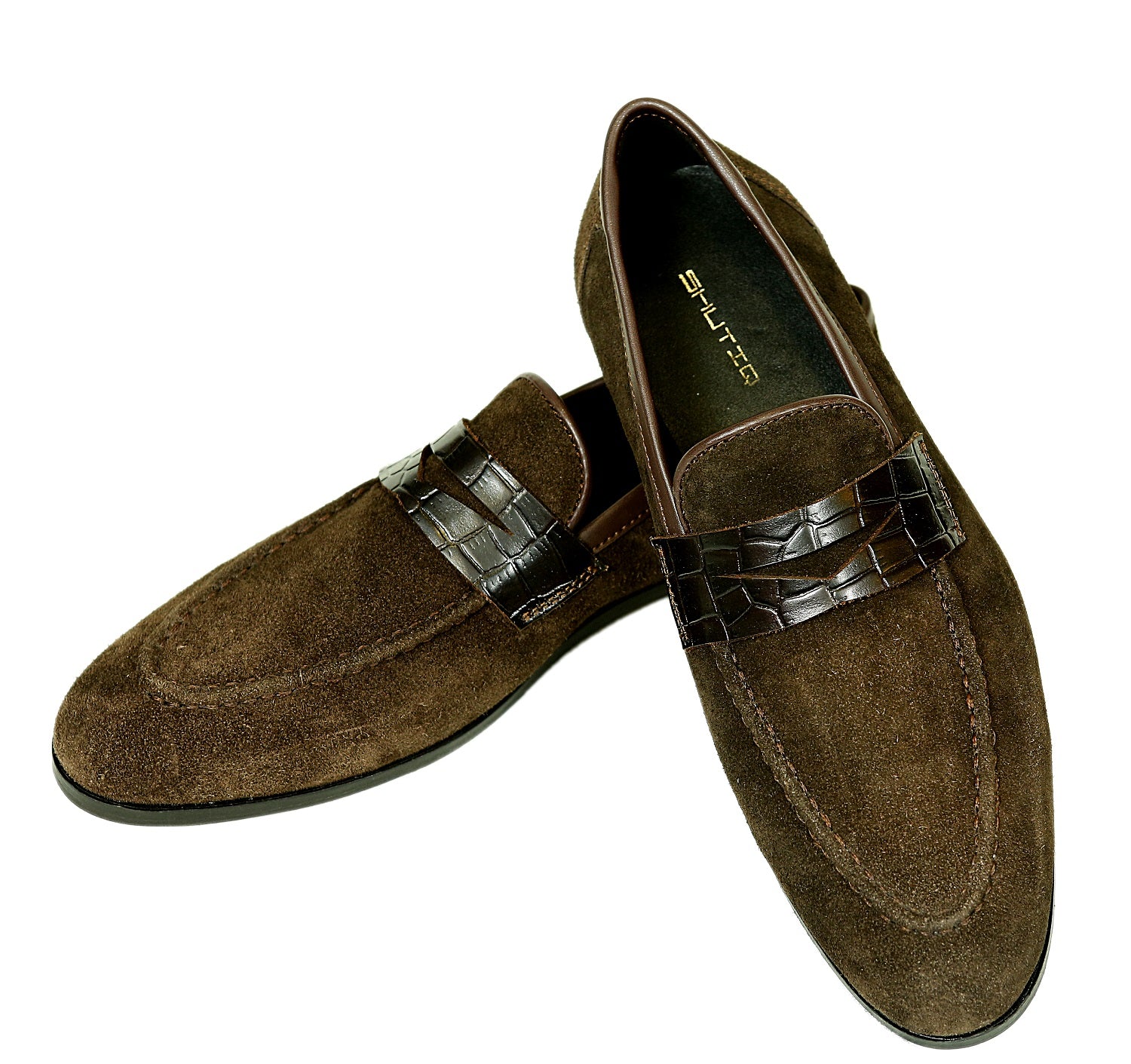Tawny Rawhide With Croco Bar