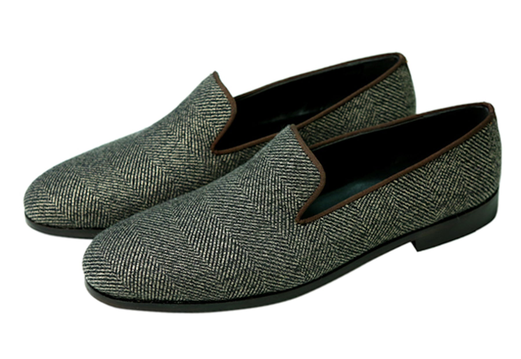 Tweed Slipons