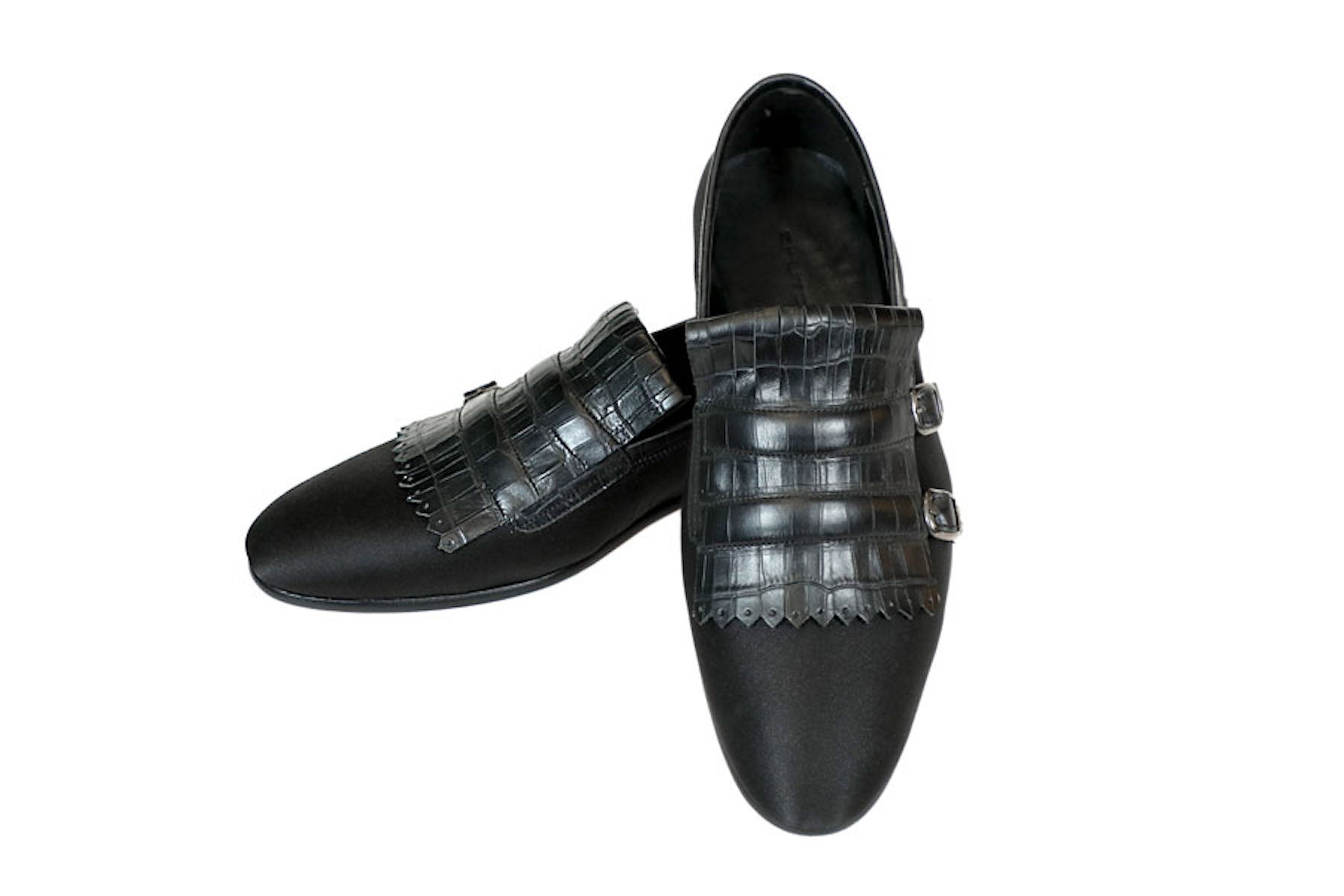 Varine Double Monk Fringes Coal