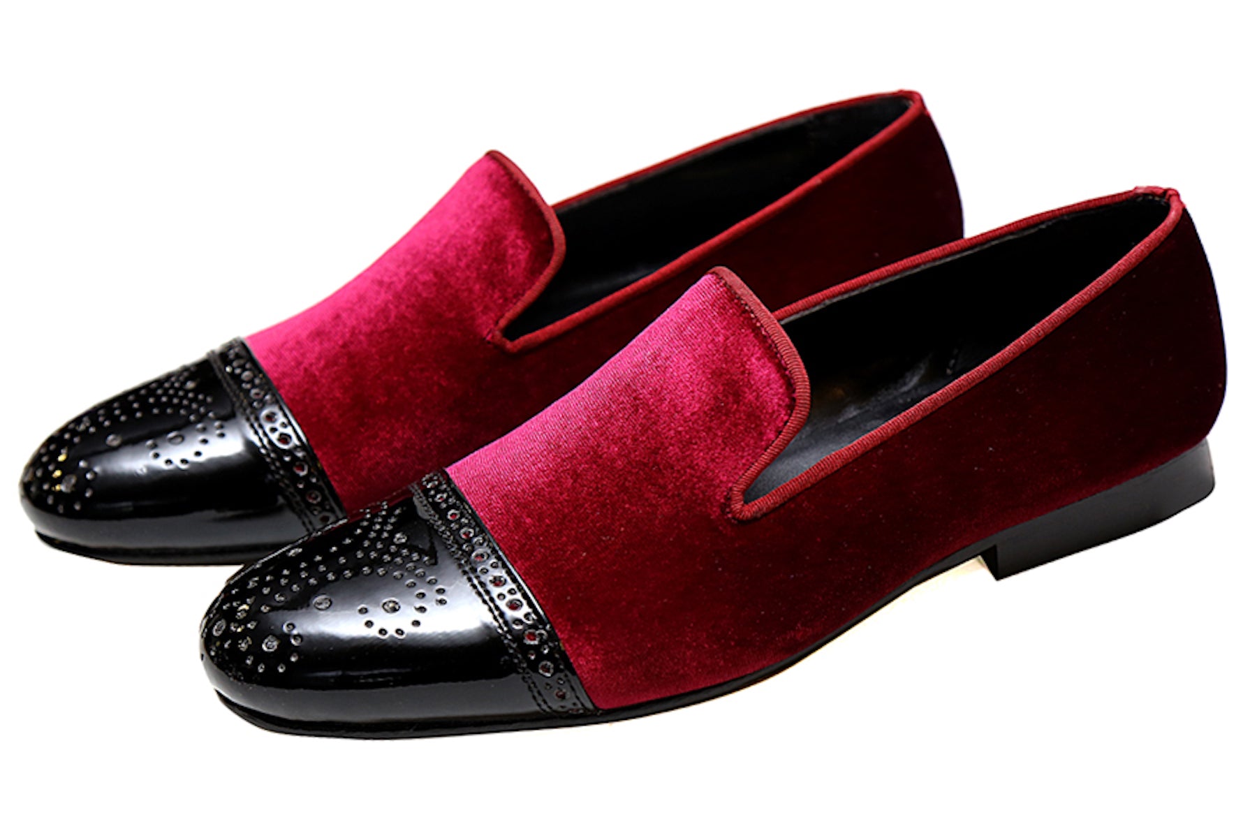 Velvet Brogue Burgundy