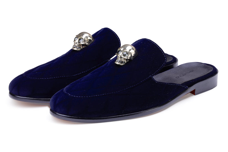 Skully Navy Mules