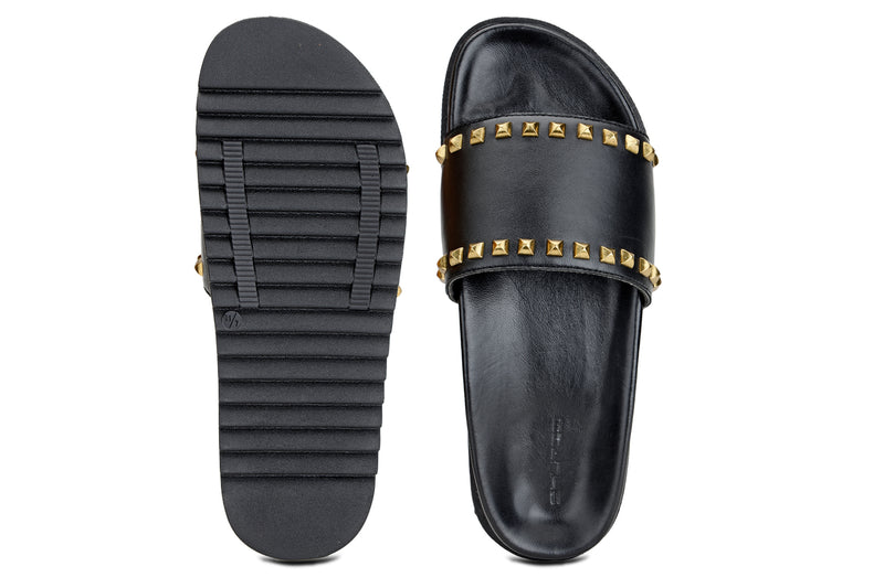 Antique Studded Slides