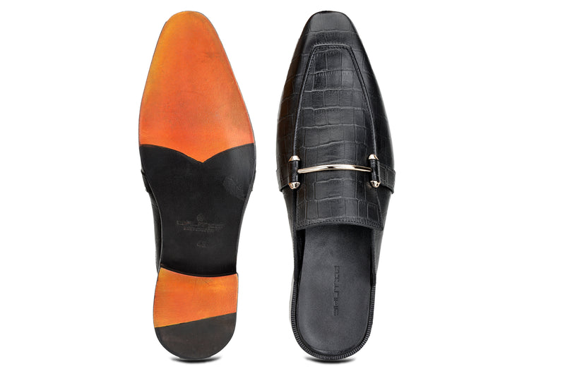 Enzo Croco Coal Mules