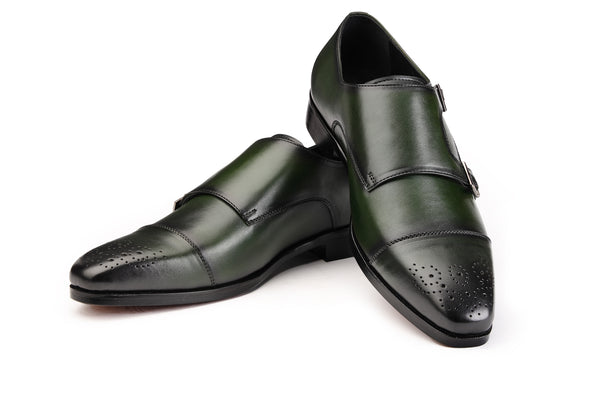 Enzo Double Monk Green
