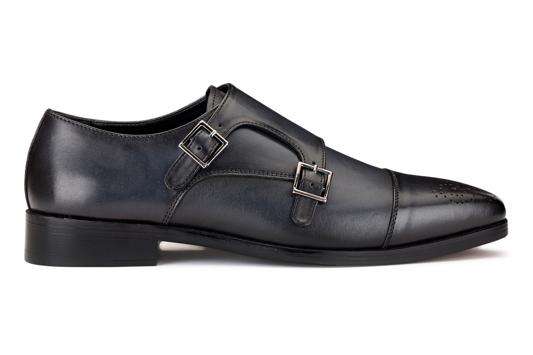 Enzo Double Monk Navy