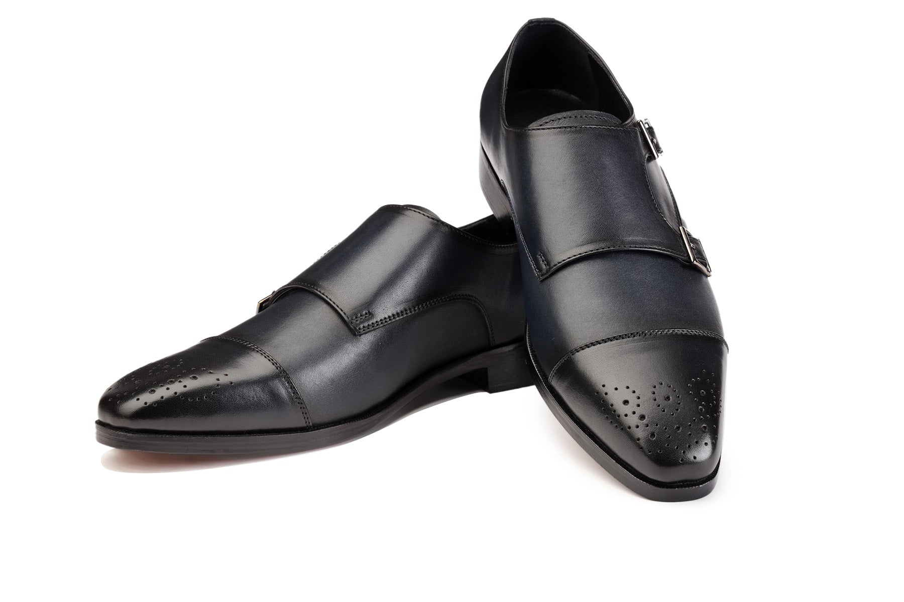 Enzo Double Monk Navy