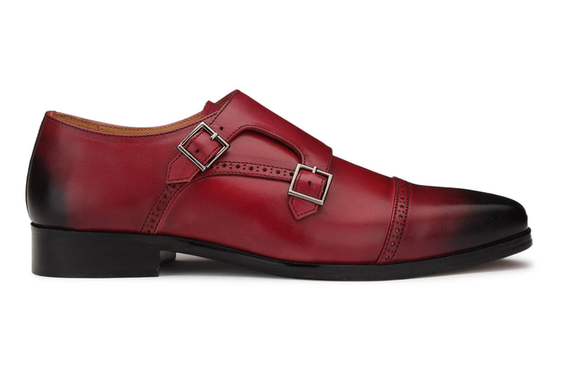 Enzo Double Monk Ruby