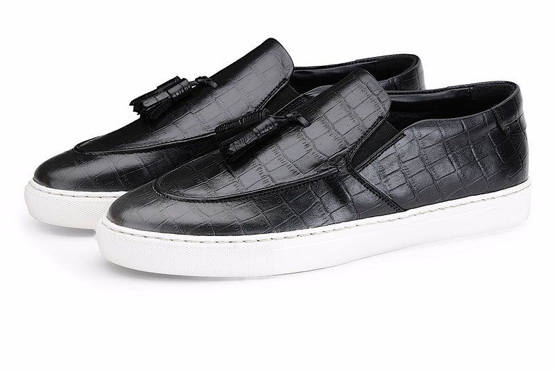 Kiltie Croco Sneakers