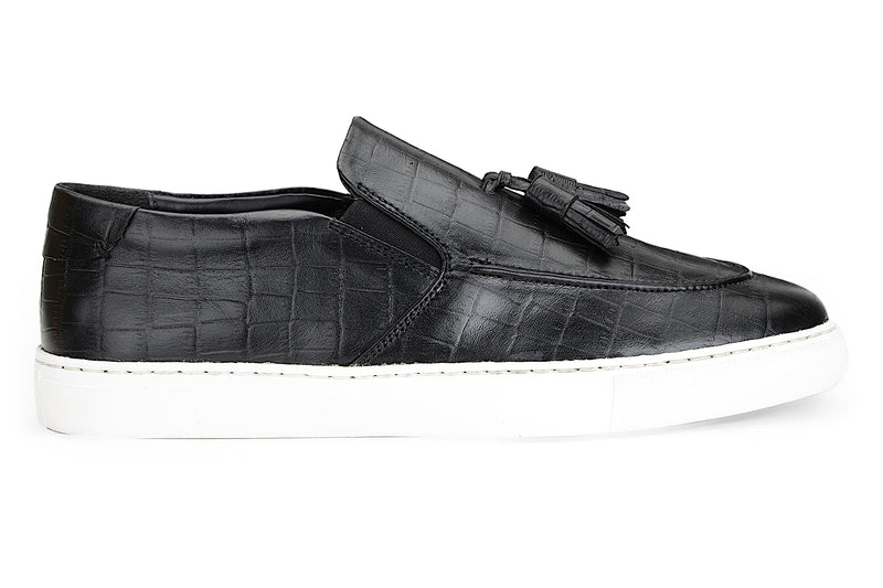 Kiltie Croco Sneakers