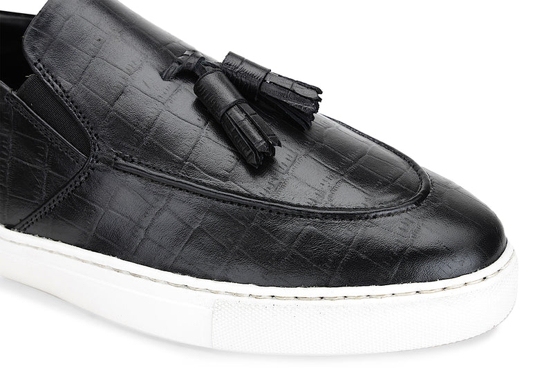 Kiltie Croco Sneakers