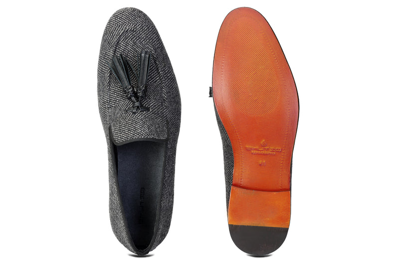 Kiltie Tweed Coal