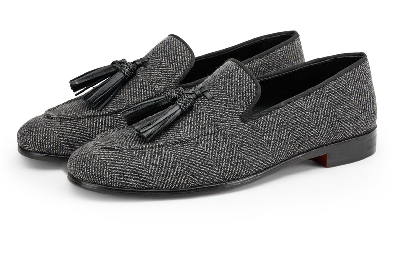 Kiltie Tweed Coal