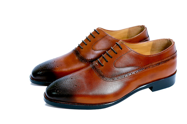 Mahogany Wingtips Brogues