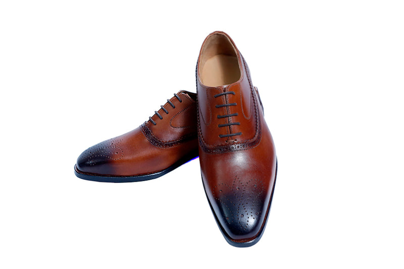 Mahogany Wingtips Brogues