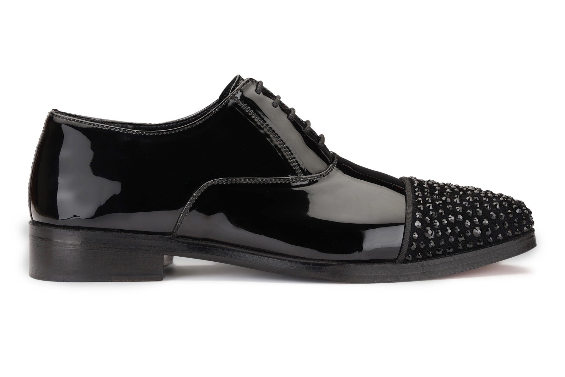 POISEE PATENT LACEUP