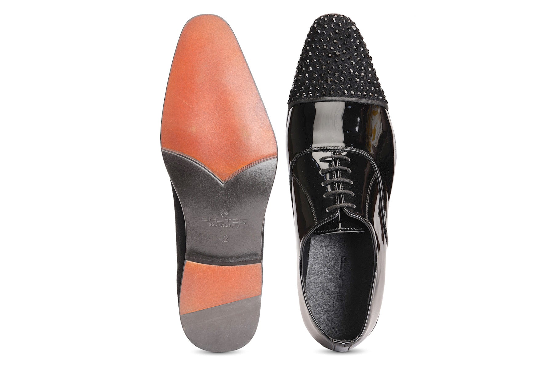 POISEE PATENT LACEUP