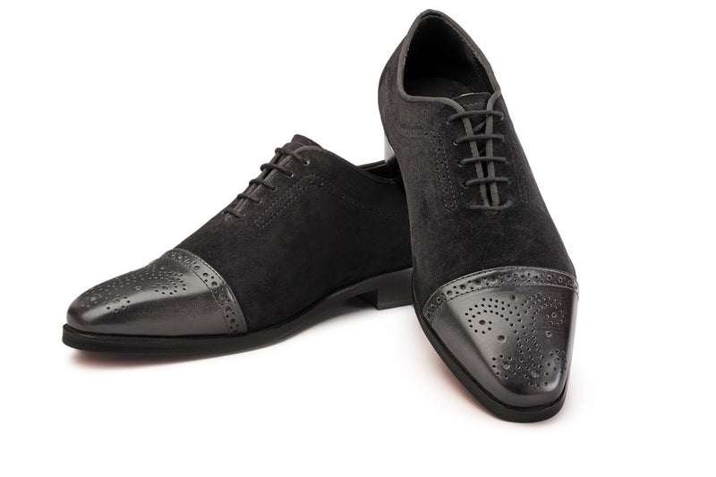 Roush suede brogue
