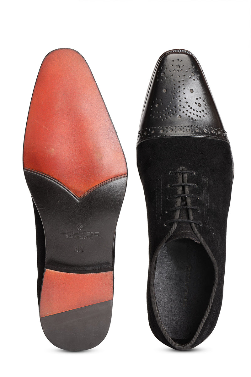 Roush suede brogue