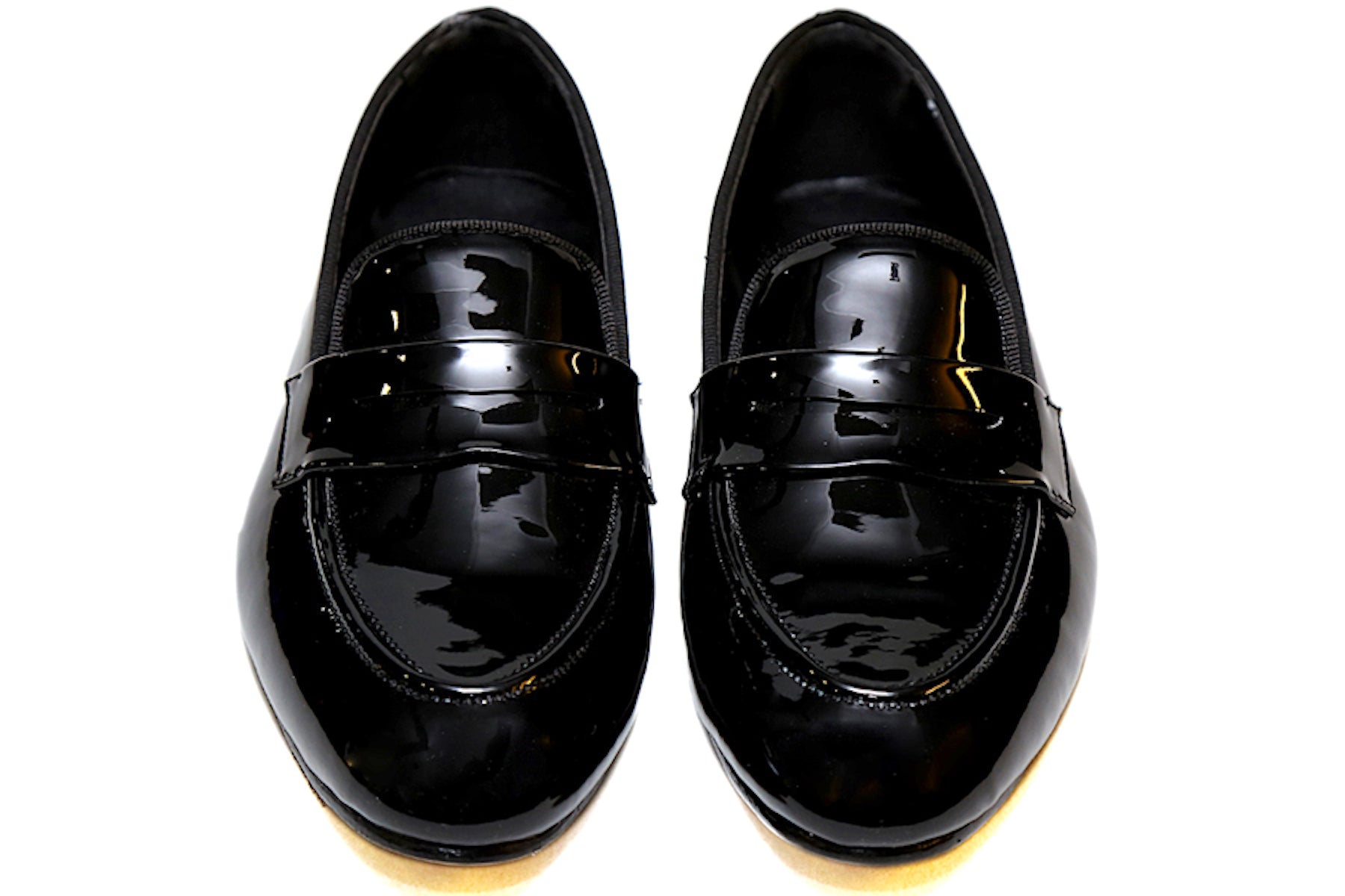 Black Patent With Bar