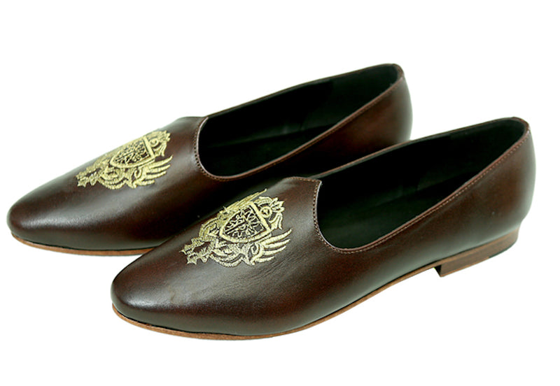 Bordeaux Leather Mojri