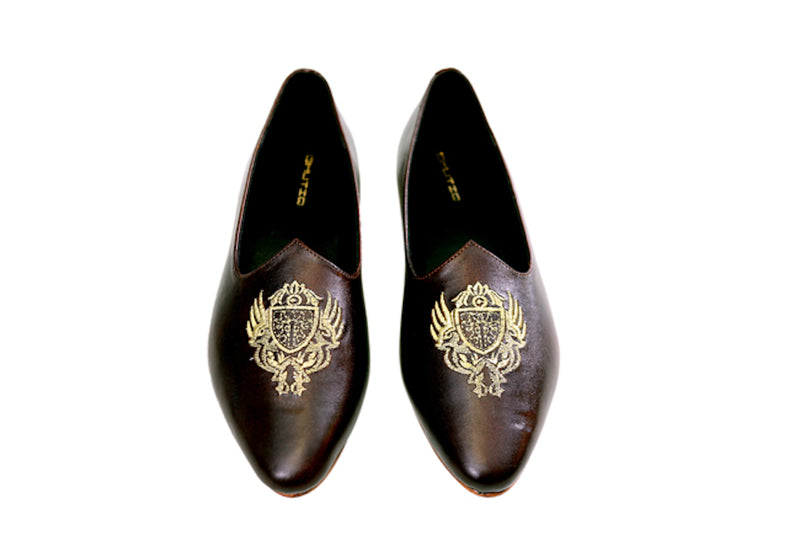 Bordeaux Leather Mojri