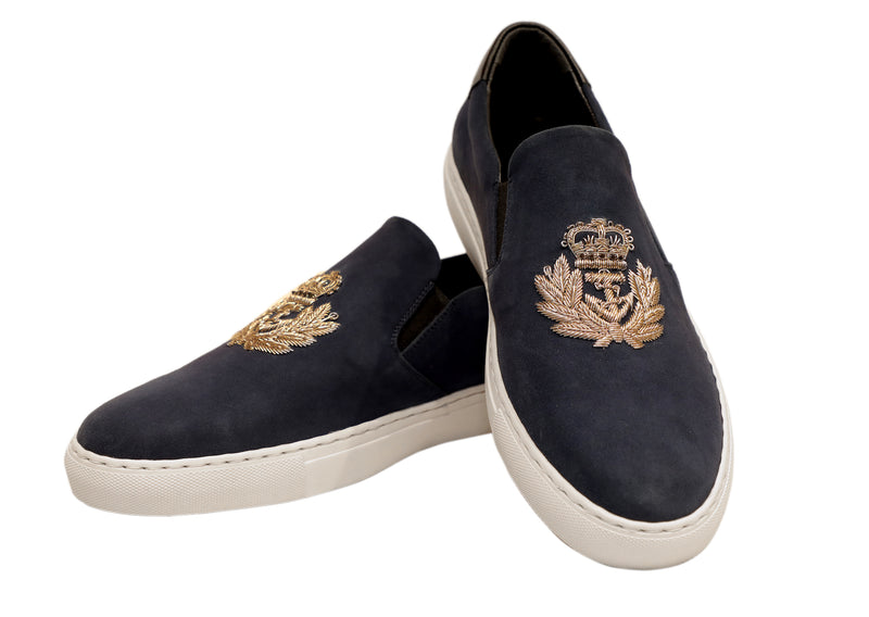 Crown Laurus Blue Sneakers