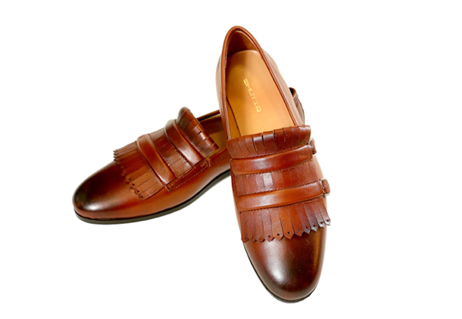 Double Monk Fringes Tan