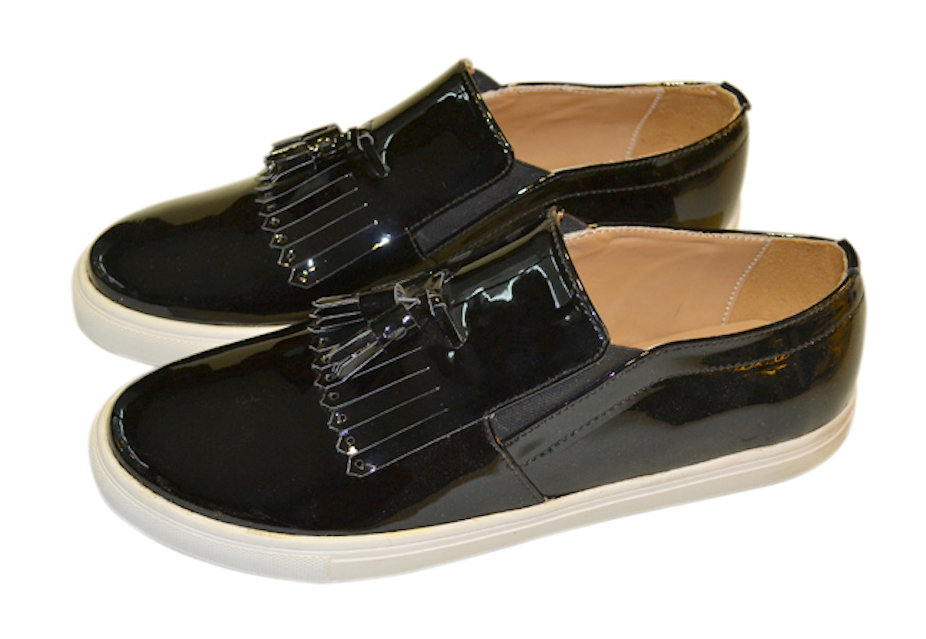 Kiltie Patent Sneakers