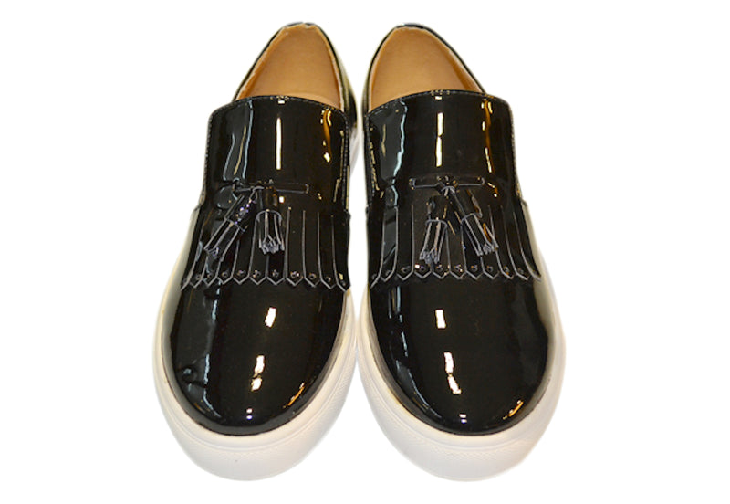 Kiltie Patent Sneakers