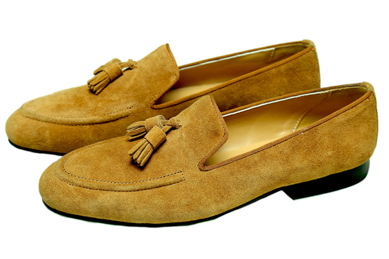 Kiltie Tan Suede