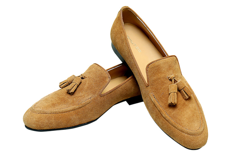 Kiltie Tan Suede