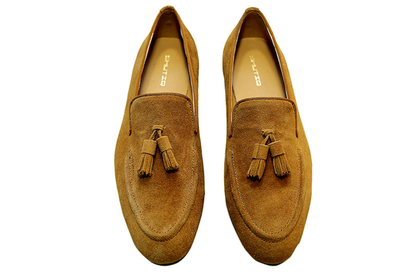 Kiltie Tan Suede