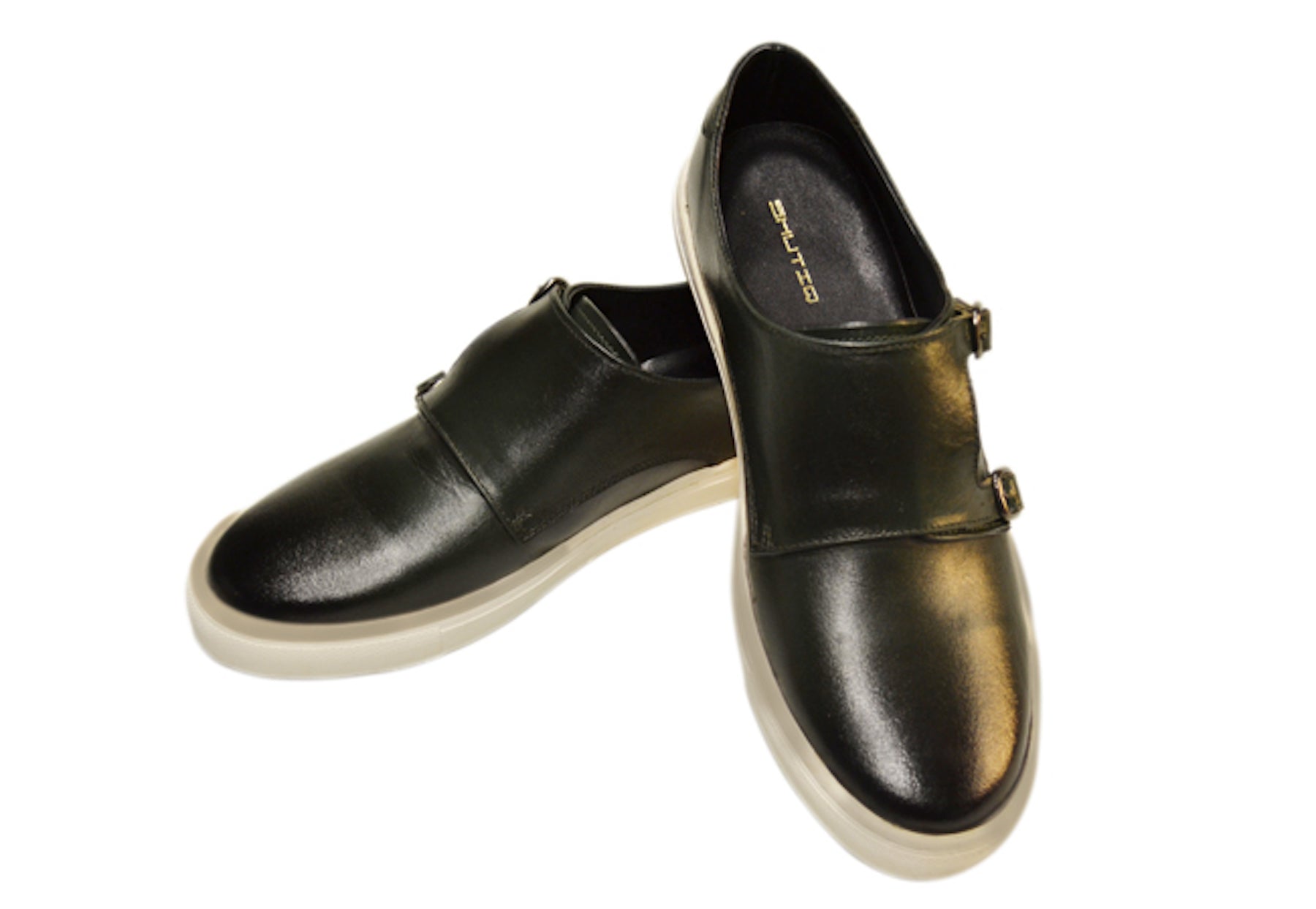 Military Green Double Monk Sneakers