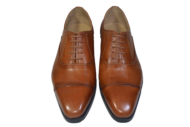 Onyx Cognac Lace Up