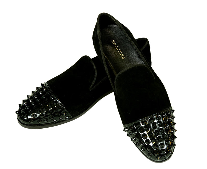 Raven Studded Rawhide