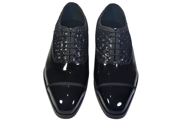 Shimmer Patent Laceups