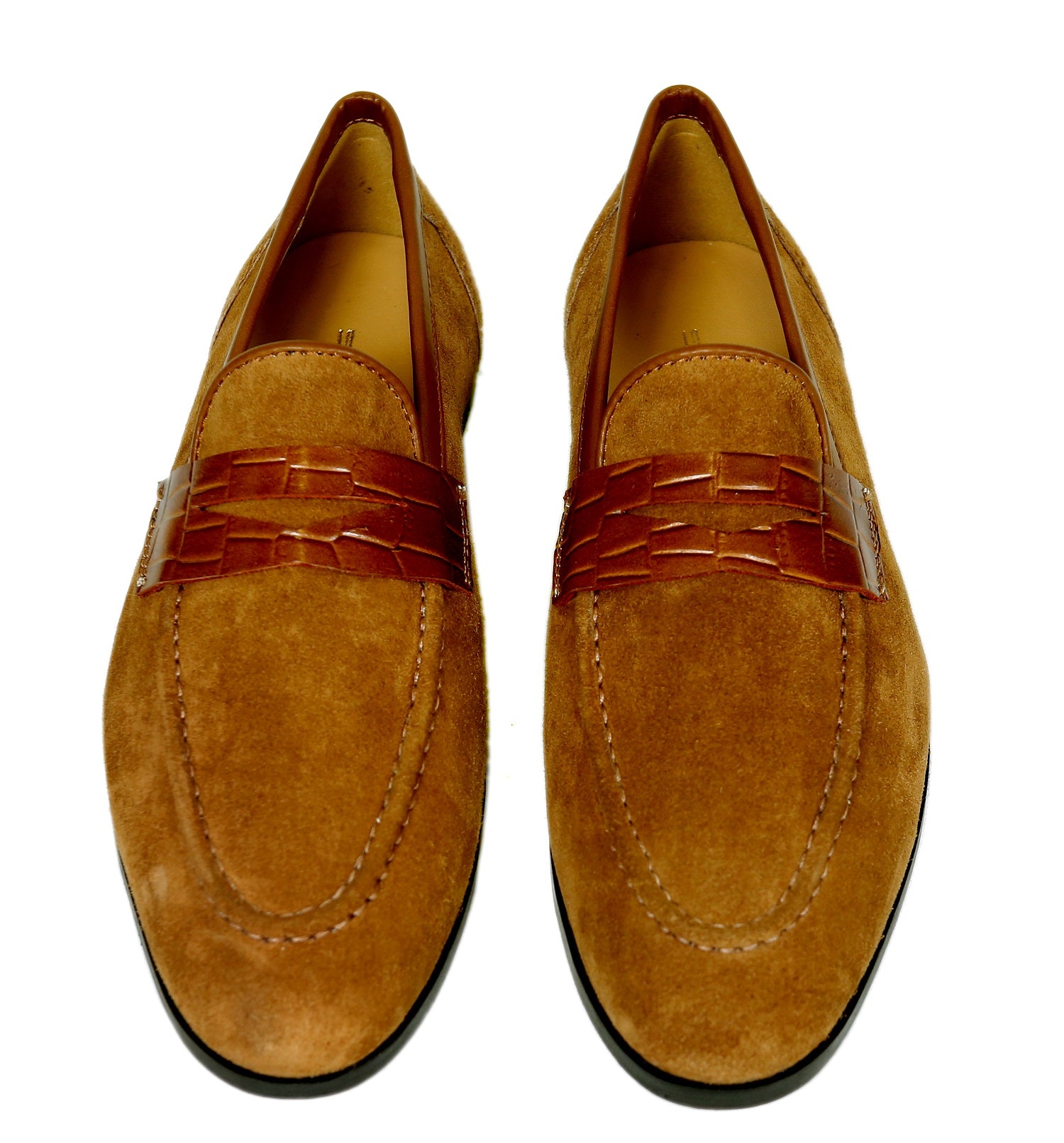 Tan Rawhide With Croco Bar