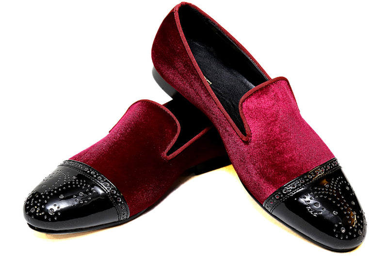 Velvet Brogue Burgundy