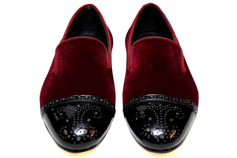 Velvet Brogue Burgundy